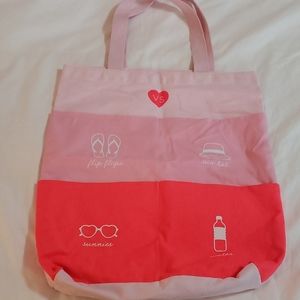 Victoria's Secret Canvas Beach Bag